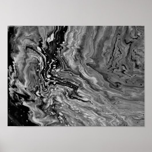 抽象芸術カラー勉強25 /ノワール、 ポスター (正面)