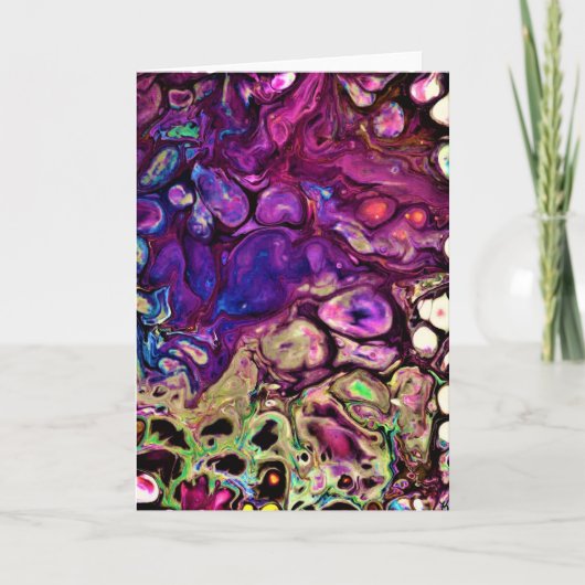 抽象芸術カラー勉強261、カード カード (正面)