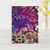 抽象芸術カラー勉強261、カード カード (黄色い花)