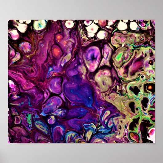 抽象芸術カラー勉強261、 ポスター (正面)