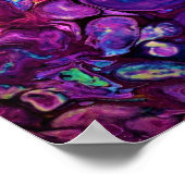 抽象芸術カラー勉強261、 ポスター (角)