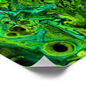 抽象芸術カラー勉強262、 ポスター (角)