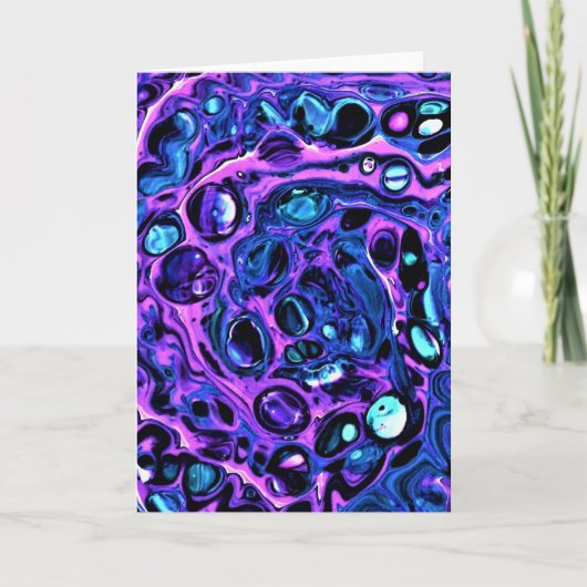 抽象芸術カラー勉強265、カード カード (正面)