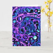 抽象芸術カラー勉強265、カード カード (黄色い花)