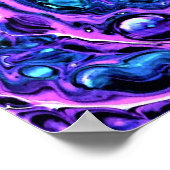 抽象芸術カラー勉強265、 ポスター (角)