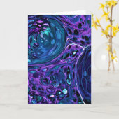 抽象芸術カラー勉強267、カード カード (黄色い花)