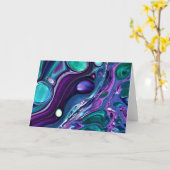 抽象芸術カラー勉強268、カード カード (黄色い花)