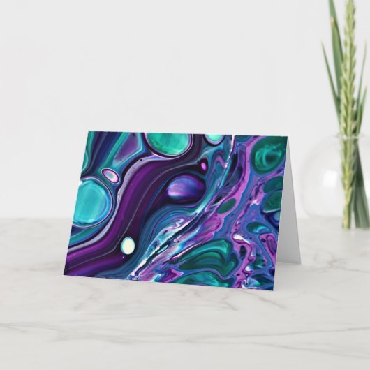 抽象芸術カラー勉強268、カード カード (正面)