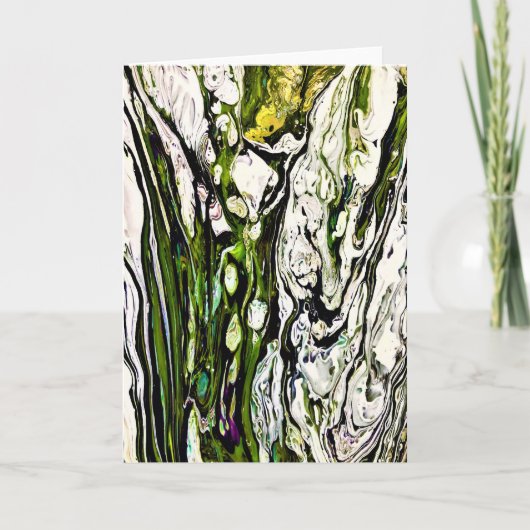 抽象芸術カラー勉強26、カード カード (正面)