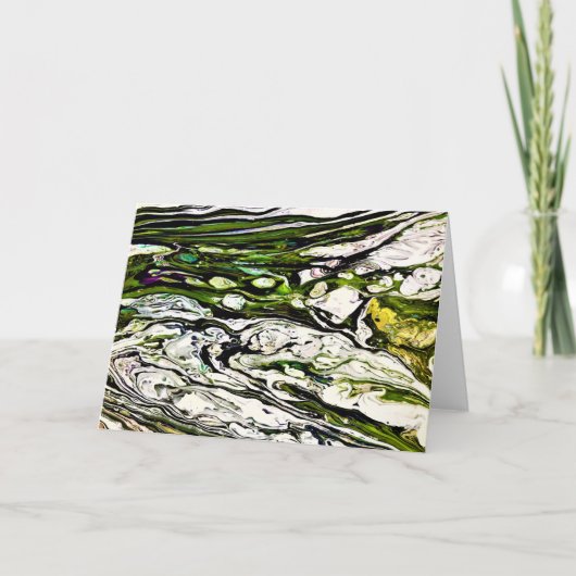 抽象芸術カラー勉強26、カード カード (正面)