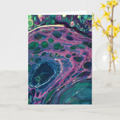 抽象芸術カラー勉強270、カード カード (黄色い花)