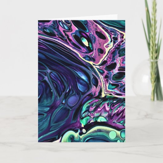 抽象芸術カラー勉強271、カード カード (正面)