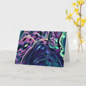 抽象芸術カラー勉強271、カード カード (黄色い花)