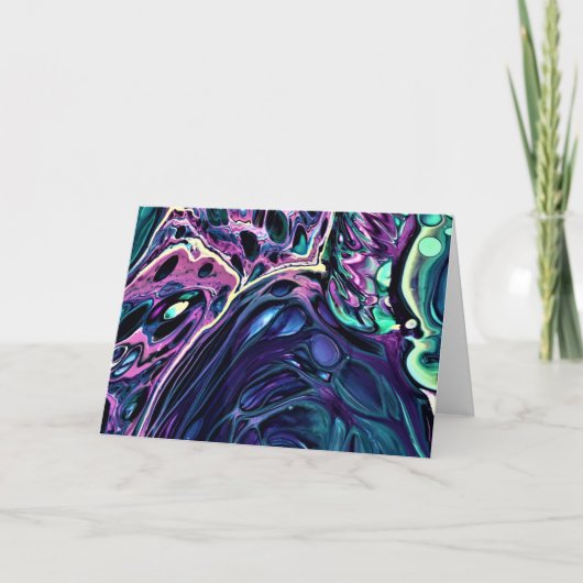 抽象芸術カラー勉強271、カード カード (正面)