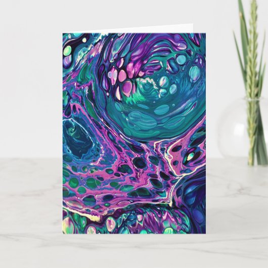 抽象芸術カラー勉強272、カード カード (正面)