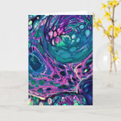 抽象芸術カラー勉強272、カード カード (黄色い花)