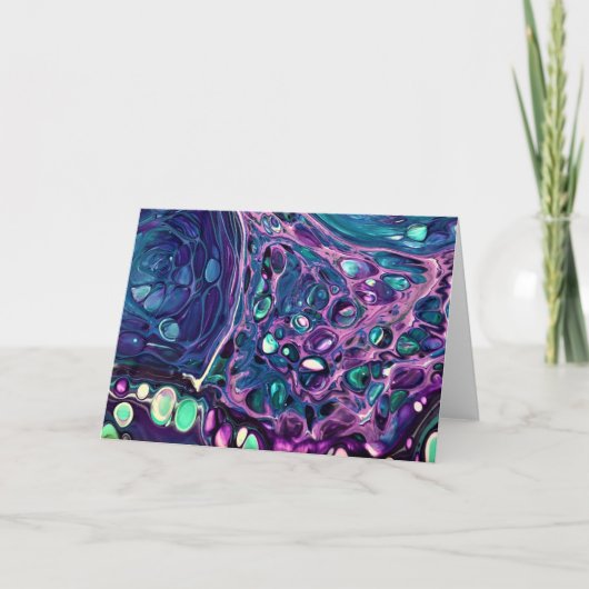 抽象芸術カラー勉強273、カード カード (正面)