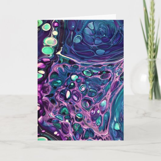 抽象芸術カラー勉強273、カード カード (正面)