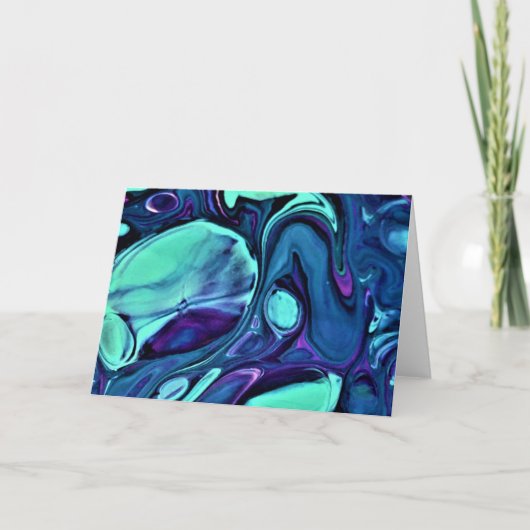 抽象芸術カラー勉強276、カード カード (正面)