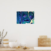 抽象芸術カラー勉強278, ポスター (キッチン)