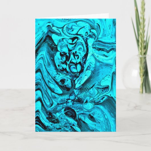 抽象芸術カラー勉強27、カード カード (正面)