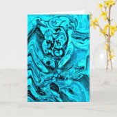 抽象芸術カラー勉強27、カード カード (黄色い花)