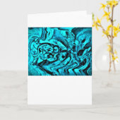 抽象芸術カラー勉強27、カード カード (黄色い花)