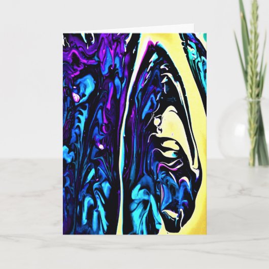 抽象芸術カラー勉強281、カード カード (正面)