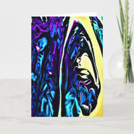 抽象芸術カラー勉強281、カード カード