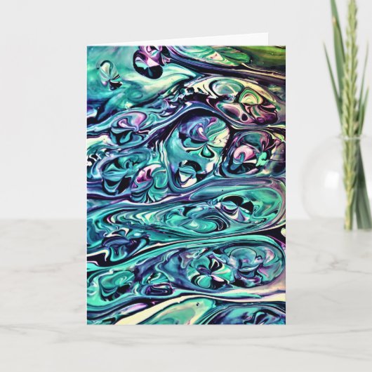 抽象芸術カラー勉強282、カード カード (正面)