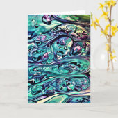 抽象芸術カラー勉強282、カード カード (黄色い花)