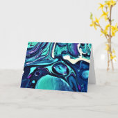 抽象芸術カラー勉強283、カード カード (黄色い花)