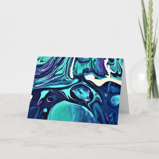 抽象芸術カラー勉強283、カード カード (正面)