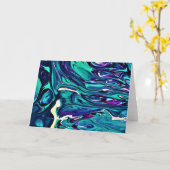 抽象芸術カラー勉強284、カード カード (黄色い花)