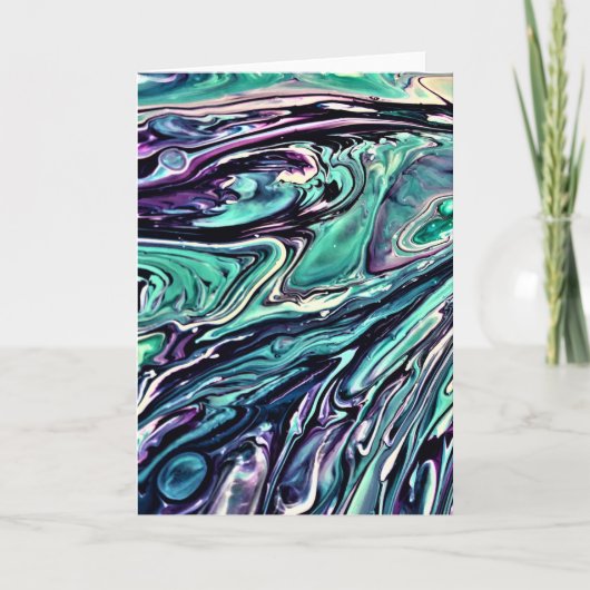 抽象芸術カラー勉強286、カード カード (正面)