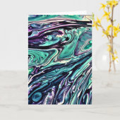 抽象芸術カラー勉強286、カード カード (黄色い花)