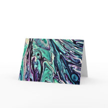 抽象芸術カラー勉強286、カード