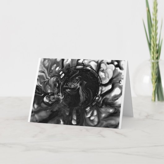 抽象芸術カラー勉強287 /なし、カード カード (正面)