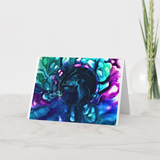 抽象芸術カラー勉強287、カード カード (正面)