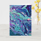 抽象芸術カラー勉強288、カード カード (黄色い花)