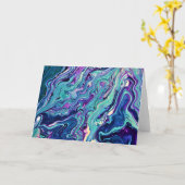 抽象芸術カラー勉強288、カード カード (黄色い花)