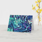 抽象芸術カラー勉強289、カード カード (黄色い花)