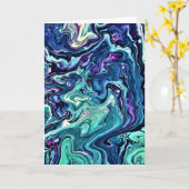 抽象芸術カラー勉強289、カード カード (黄色い花)