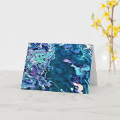 抽象芸術カラー勉強293、カード カード (黄色い花)