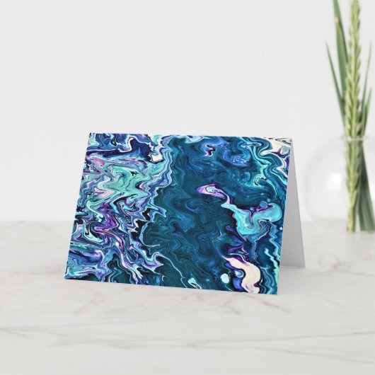 抽象芸術カラー勉強293、カード カード (正面)