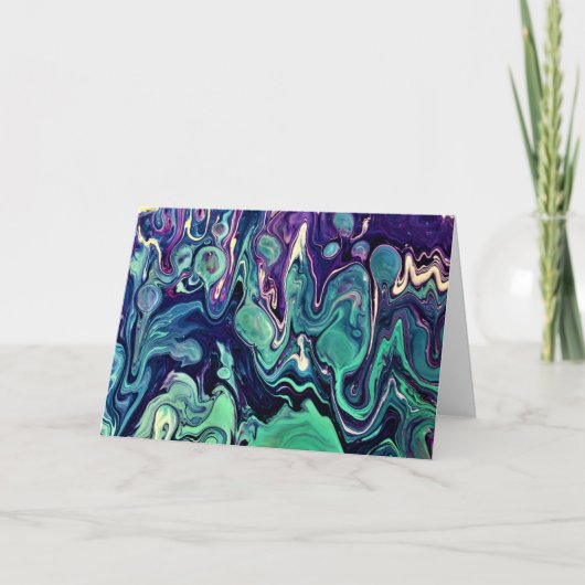 抽象芸術カラー勉強296、カード カード (正面)