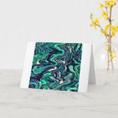 抽象芸術カラー勉強297、カード カード (黄色い花)