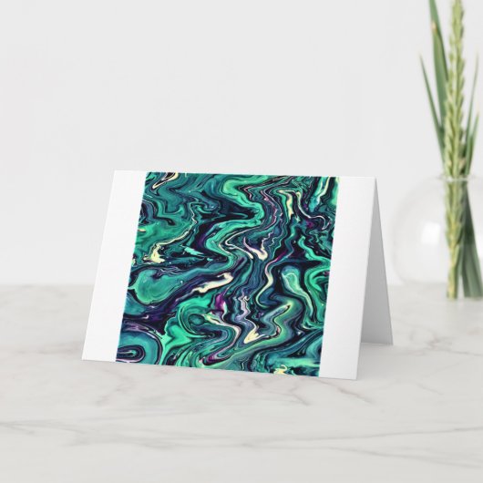 抽象芸術カラー勉強297、カード カード (正面)