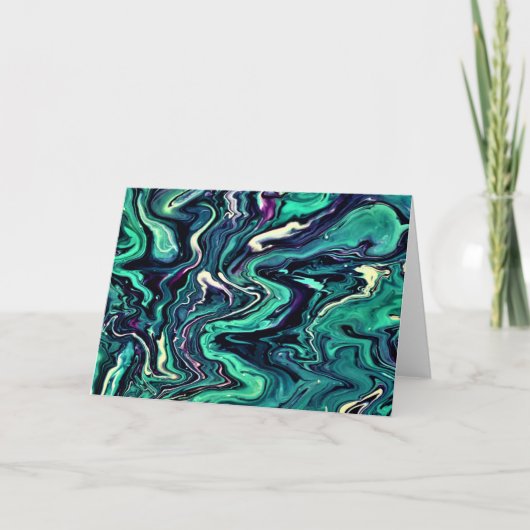 抽象芸術カラー勉強297、カード カード (正面)