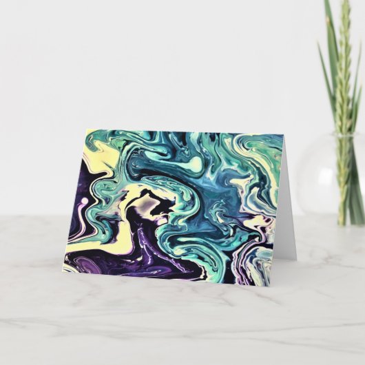 抽象芸術カラー勉強298、カード カード (正面)